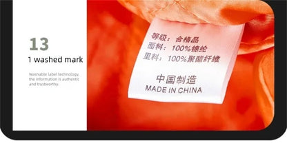 Unisex Winter Thicken Warm Bomber Jacket Air Force Style Flight Parkas Coat with Cotton Embroidery Casual Outwear for Men