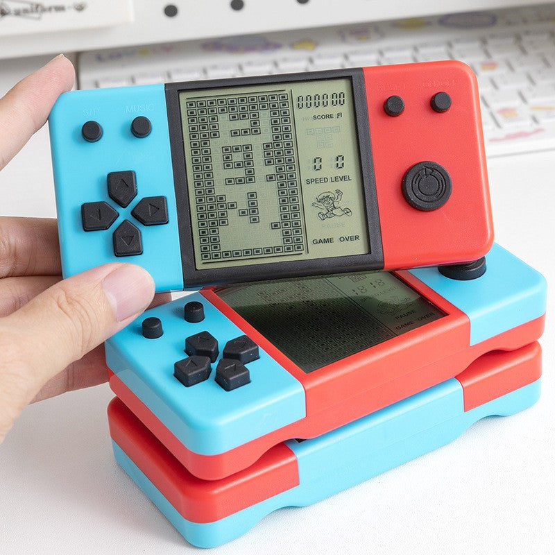 Pocket Tetris Handheld Game Console Retro Electronic Game Player Portable Stress Relief Toy