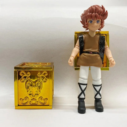 Em Estoque ST/ShineTime Saint Seiya Myth Cloth EX Áries Mu Kiki Cavaleiros de Ouro do Zodíaco PVC Action Figure Brinquedos Modelo