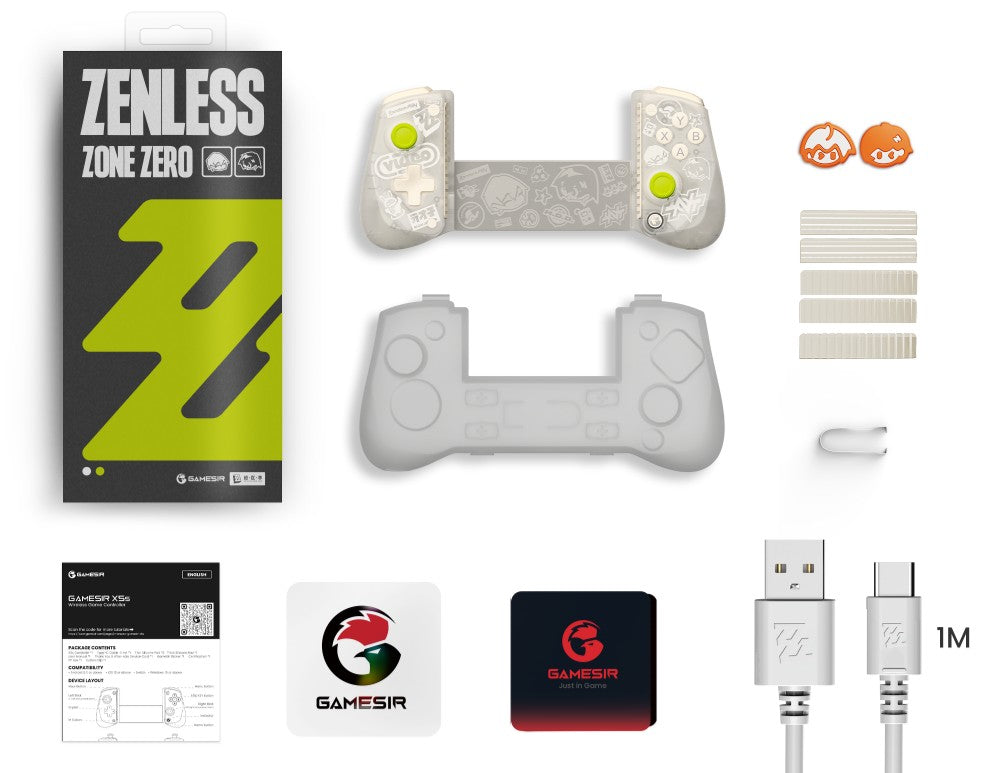 GameSir X5s Phone Gamepad for Android iOS Nintendo Switch 2/1 PC Wireless Controle Tri-mode Connectivity Hall Effect Sticks