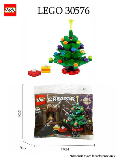 Lego Creator Mini Holiday Tree Building Kit 30576 for Ages 6+ (70Pieces) for Children's Kids Birthday Christmas New Year Gift