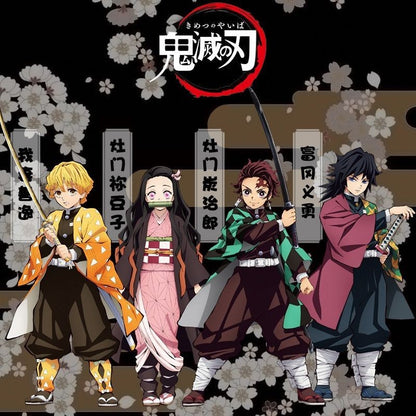 Demon Slayer Blade Nezuko Kamado Tanjiro Agatsuma Zenitsu Tomioka Giyuu Kochou Shinobu Hashibira Inosuke figure model ornament