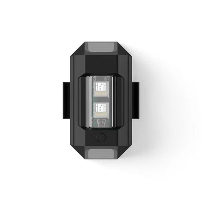 Luz de Advertência de Sinal Luzes de Motocicleta Luz Estroboscópica de Drone USB LED Anticolisão Bicicleta Voo Noturno Mini Luz de Sinalização Piscante