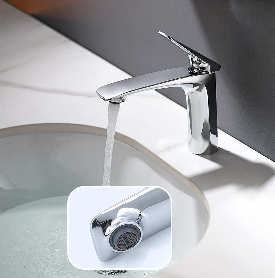 Torneiras de Luxo VGX para Banheiro Misturador de Lavatório Torneira Gourmet Quente e Fria Latão Cromado Preto Dourado Escovado