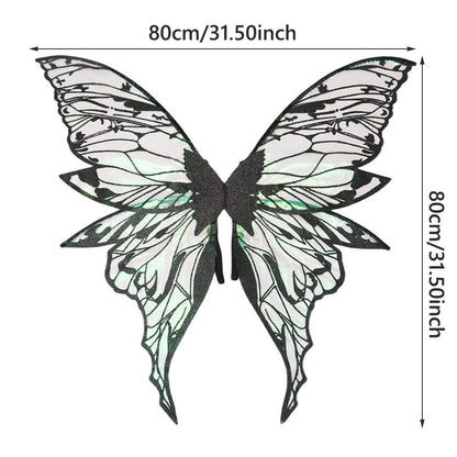 1PC Adults Fairy Wings Girls Sparkling Angel Wings Butterfly Costume Wings Halloween Costume Dress up Party Favor Christmas Gift