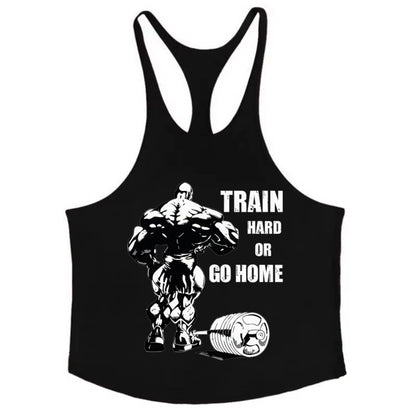 Men's Sleeveless Fitness Tank Top, Cotton Slim Fit Soft Gym Shirt, Bodybuilding Stringer Muscle Singlet for Intense Training