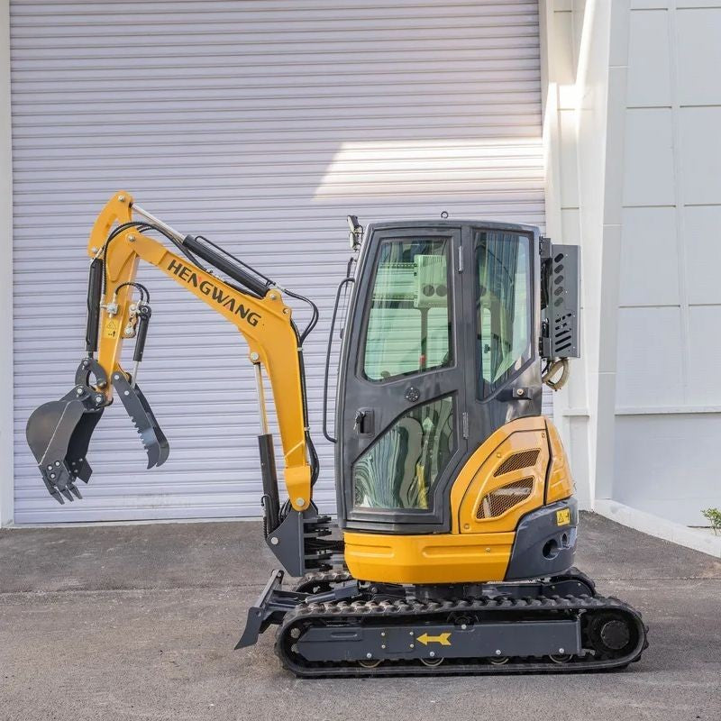 Ar Condicionado Cabine Escavadeira Mini de Esteira 2,5 Toneladas Trator Agrícola a Diesel Mini Escavadeira Hidráulica Máquinas de Construção