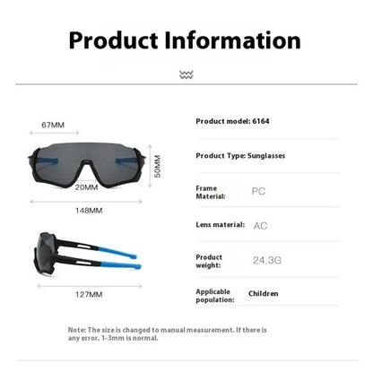 2025 Sunglasses Children's Cycling Glasses Cool Pilot's Boys, Baby For Girls Casual And Personalized Large Frame