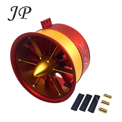 JP metal culvert 90mm 105mm 120mm EDF Ducted Fan 12 Blades  5060 4260 4250 Motor 6S 12S 14S  RC Air Plane