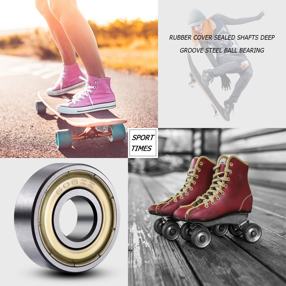 100-10Pçs Rolamentos de Esferas 608ZZ 623ZZ 626ZZ 687ZZ Rolamentos Miniatura de Sulco Profundo para Skate Patinete Rolamentos para Impressoras 3D