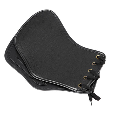 Motorcycle Universal PU Leather Heat Saddle Shield Deflectors For Harley Touring Street Road Glide Dyna Fatboy Softail Sportster