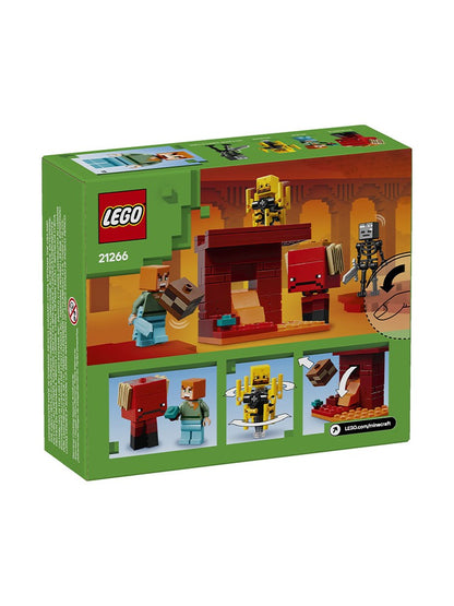 Lego 21266 Batalha do Lago de Lava Minecraft Série 2025 Blocos de Montar Infantis Novos