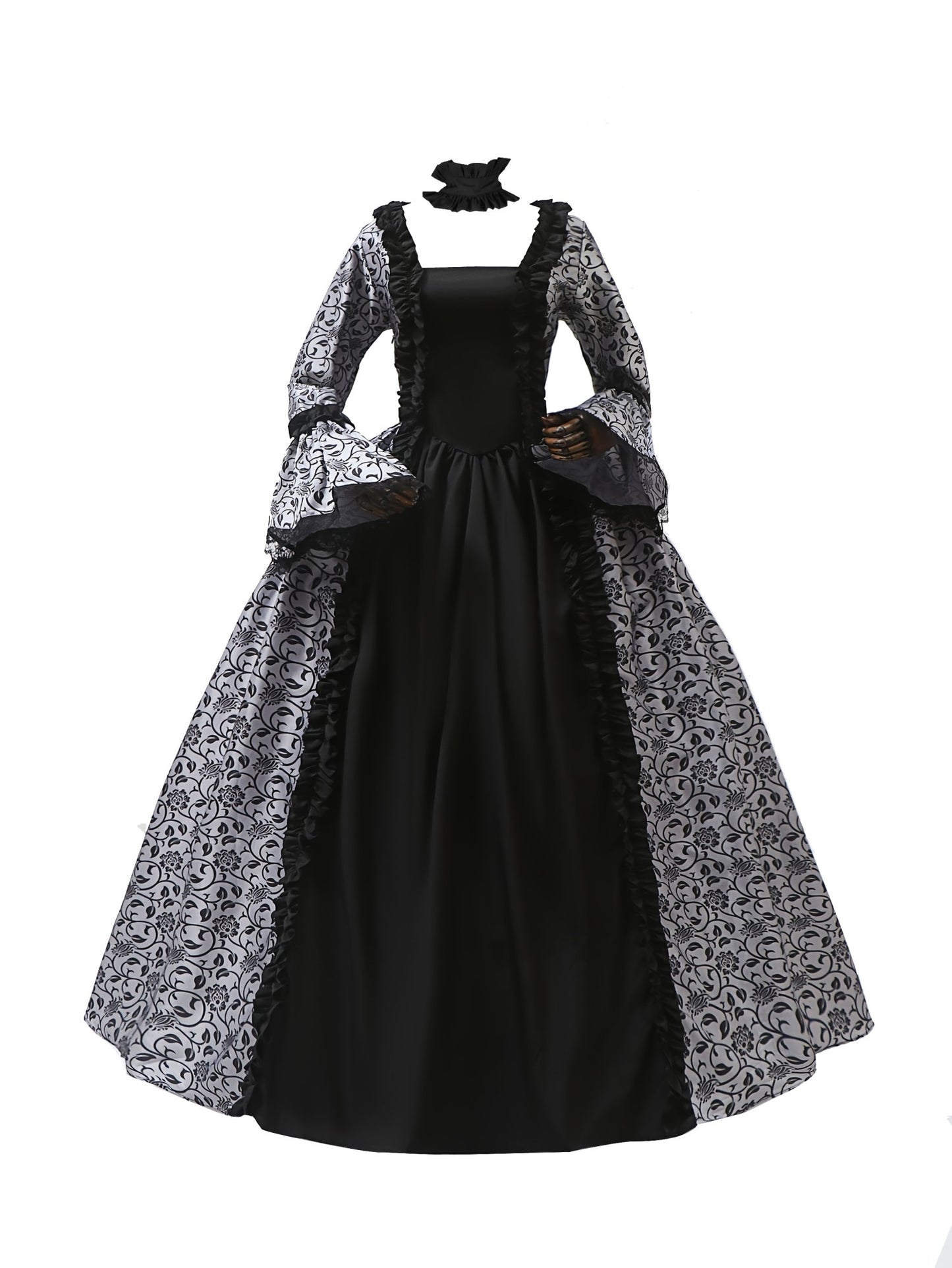 Cross border medieval Victorian retro elegant temperament versatile cosplay court dress fluffy dress cosplay Halloween performan