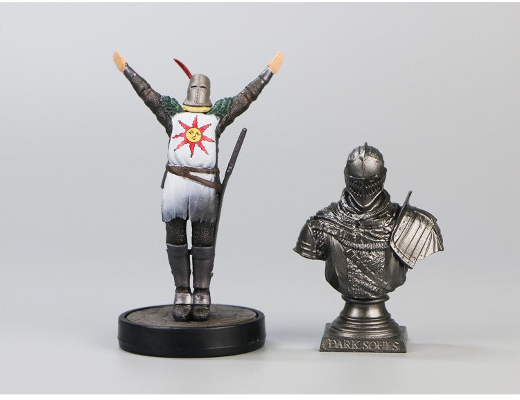 Boneco Dark Souls de 19 cm Heróis de Lordran Siegmeyer Cavaleiro Negro Faraam Artorias PVC Boneco Dark Souls Modelo Brinquedos Infantis