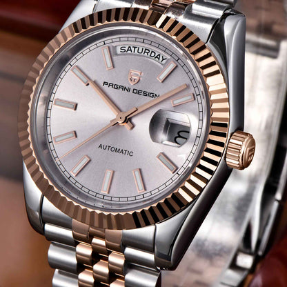 PAGANI DESIGN Men's Watches 2025 New Enamel Dial DD36 Automatic Watch Men Business Waterproof Mechanical Wristwatch For Men Gift