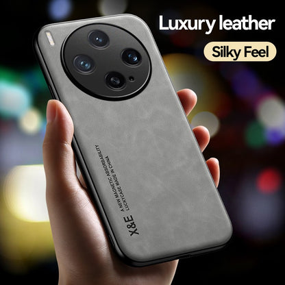 Luxury Leather Case For VIVO 300 200 100 Pro S20 V60 V50 Lite Cover With Metal Plate Support Car Hold Cover Capa Fundas