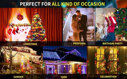 Large Solar Panel Fast Charge Lamp Outdoor Solar String Fairy Light Waterproof Garland String Lights For Christmas Party Garden