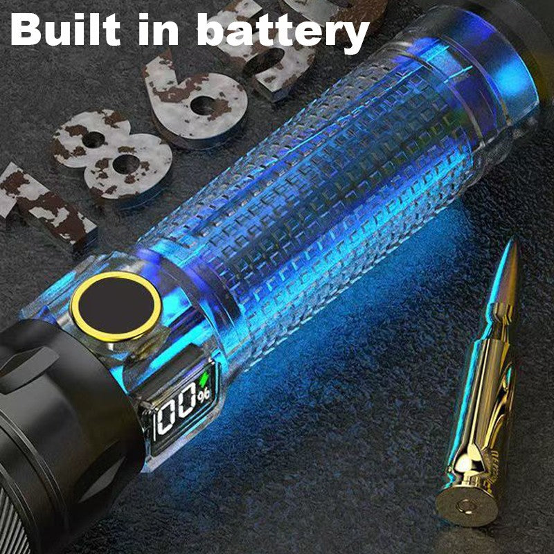 Aluminum Alloy LED Flashlight High Power Rechargeable Tactical Telescopic Zoom Torch Flash Light Outdoor Camping Lantern