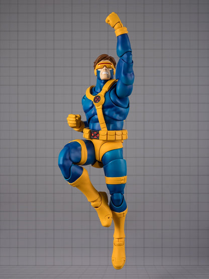 Original BANDAI S.H.Figuarts X-Men Cyclops GAMERVERSE Action Figure Brinquedos PVC Modelo Coleção Anime Articulado Boneco Presente