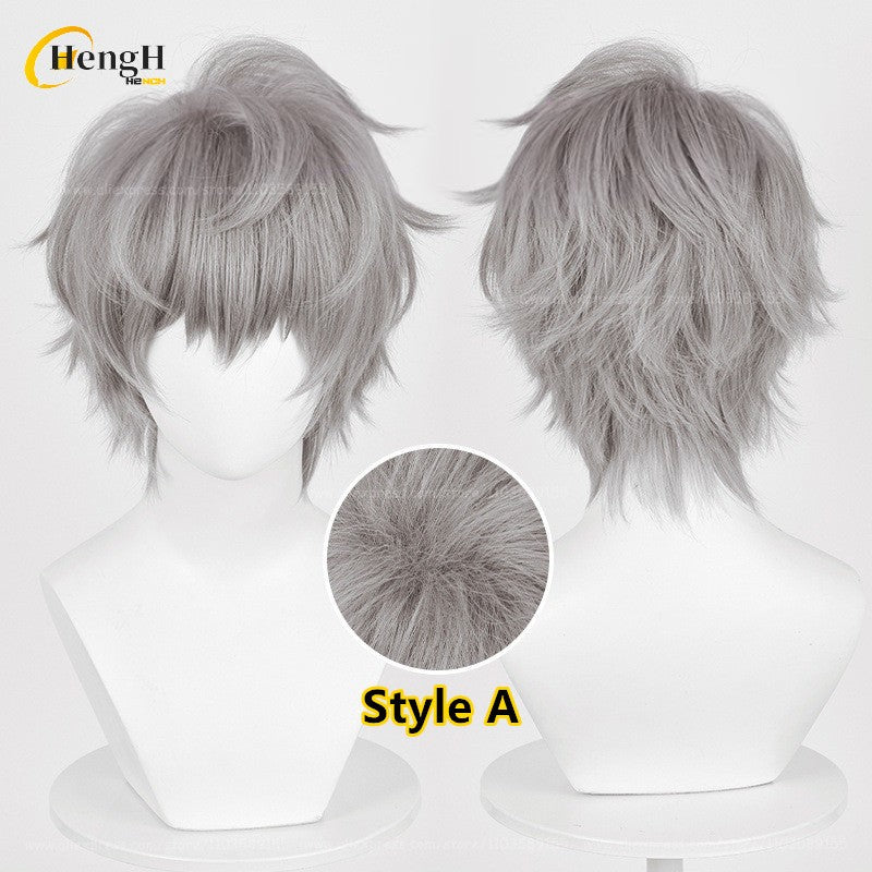 Em estoque Anime Till Ivan Luka Sua Mizi Perucas Sintéticas de Anime para Cosplay Cabelo Resistente ao Calor Perucas de Festa de Halloween + Touca de Peruca Grátis