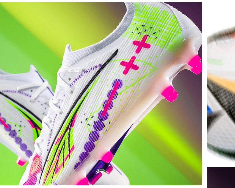 Soccer Shoes Men's Football Field Boots Grass Training Society Sports Soccer Cleats Without ShoeLaces Crampons De Football