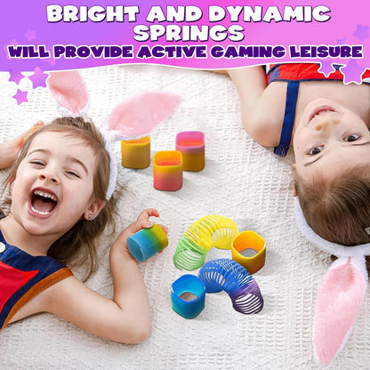 12/180Pcs Rainbow Magic Spring Toys for Kids Birthday Party Favors Pinata Fillers School Prize Wedding Christmas Boy Girl Gifts