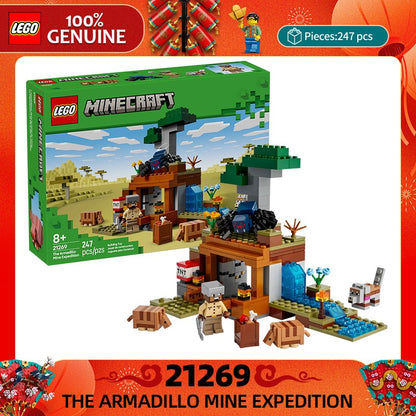 LEGO Blocos de Montar My World Série 21269 A Aventura da Mina do Tatu Blocos de Montar de Quebra-Cabeça para Crianças Brinquedo de Presente