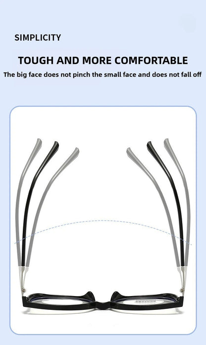 Anti Blue Light Reading Glasses for Women Stylish Dazzling Large Frame Set with Diamonds Plano Eyeglasses Presbyopic Eyewear