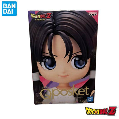 Em estoque Bandai Model Doll Marca Nova Embalagem Dragon Ball Qposket Videl Personagens de Anime Originais Kit de Garagem Colecionável