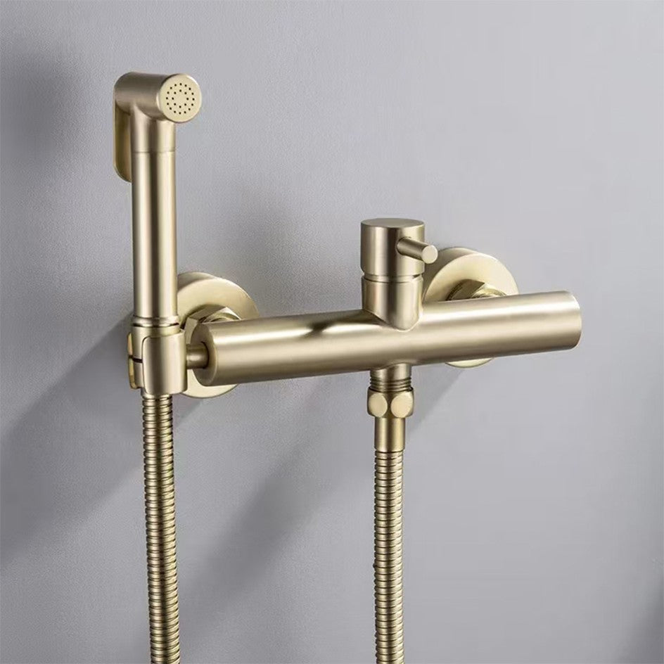 Conjunto de torneira bidê de latão VGX, ducha higiênica portátil, torneira de banheiro quente e fria, lavadora feminina, pulverizador shattaf, ducha higiênica