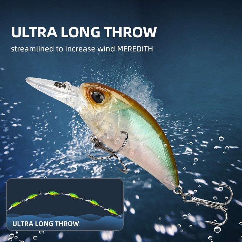MEREDITH JERK CRANK M65 Flutuante 14g Isca Artificial Modelo Quente Isca Dura 11 Cores Wobbler Crank Qualidade Profissional Profundidade 2.0-2.5m