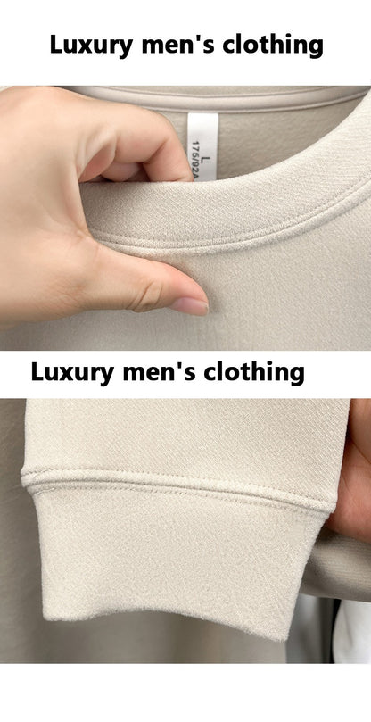 Luxury brand long sleeve T-shirt men's autumn Paul trendy exquisite pony embroidery pullover loose casual round neck sweatshirt