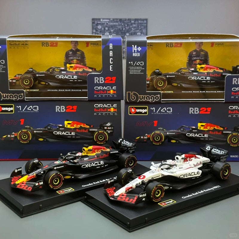 Novidade em Estoque Bburago Série F1 2025 1:43 2025 F1 Sf-25 Leclerc Rb21 Verstappen Mcl39 W16 Modelo Miniatura de Liga Brinquedos Personalizados Presentes