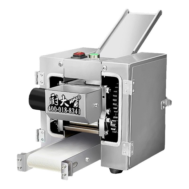 Máquina Automática Profissional de Massa para Dumpling, Laminadora Elétrica de Massa para Wonton Gyoza, Equipamento Comercial de Cozinha para Restaurantes
