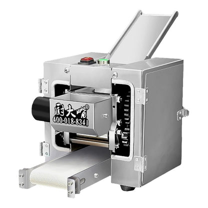 Máquina Automática Profissional de Massa para Dumpling, Laminadora Elétrica de Massa para Wonton Gyoza, Equipamento Comercial de Cozinha para Restaurantes