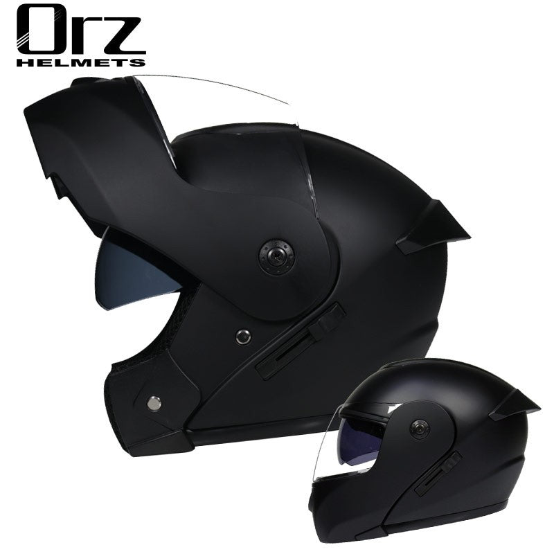 Capacete de Moto Modular Articulado para Corrida DOT Aprovado com Viseira Interna Dupla Voyage