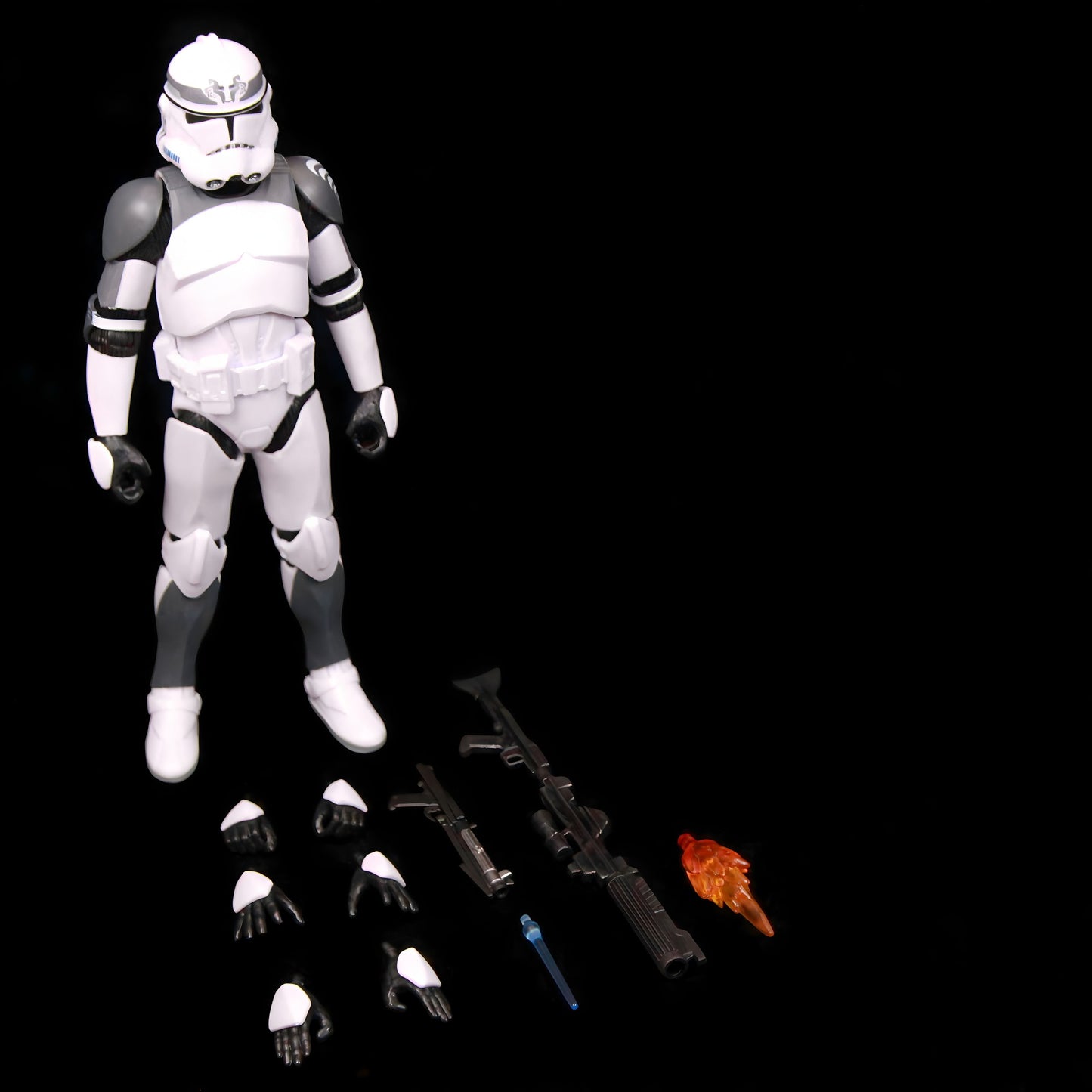 New Body(JOV3.0) - Star Wars 104th Trooper Wolf Pack Boost Sinker Comet Kamino ARC Trooper Grey Team 6" Boneco Articulado Brinquedos de Clone