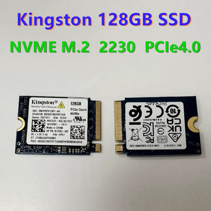 Kingston SSD NVMe M.2 2230 PCIe Gen 4.0x4 1.4 de 128GB (OM3PGP4128P-AH)? Compatível com Steam Deck Surface Ally Mini PCs