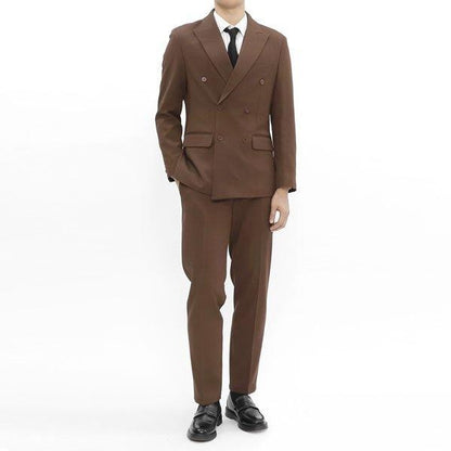 Men Two-Piece Formal Suit Suit Jacket Blazer Slacks Pants Setup Sets BIT156