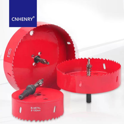 Kit de Serra Copo Bi-Metálica com Brocas e Mandril para Metal, PVC e Plástico - Ferramenta DIY
