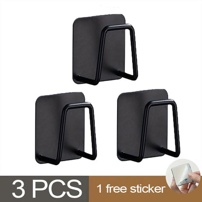 Kitchen Sponges Holder Stainless Steel Sink Shelf Adhesive Holders Drain Drying Rack Wall Hooks Accessories Storage Organizer