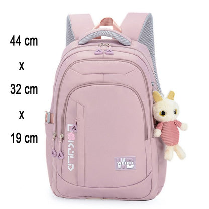 Girl School Bag Backpack Back Pack For Teenager Women Children Female Pink Schoolbag Primary High Bagpack Class Teens Child Kids