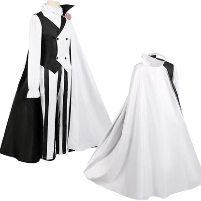 Nikolai Gogol Cosplay Costume Anime Bungou BSD Season 4 Nikolai Cosplay Cloak Cape Uniform Suit Wig