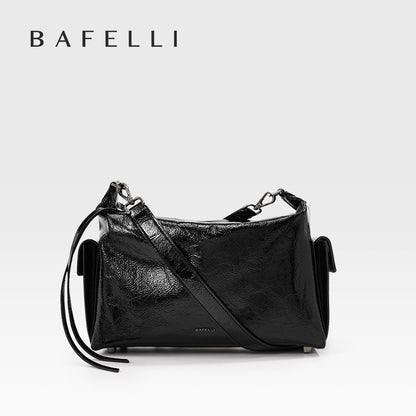BAFELLI 2025 NEW WOMEN'S CASUAL TOTE BAG UNISEX LARGE SHOULDER GENUINE LEATHER DESIGNER LUXURY BRAND CROSSBODY BAGS FASHION