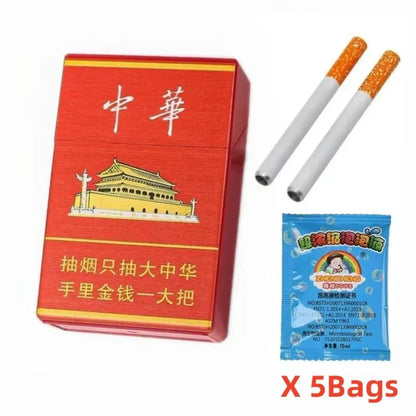 INS Funny Strange Cigarette Box Toy Photo Prop as Gifts for Your Friend Gng Device Bubble Machine Outdoor Portable Party Gifts