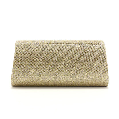 Metal Luxury Women Evening Bags Ruched Design Sequined Small Envelope Shaped Box Party Wedding Event Handbags Purse