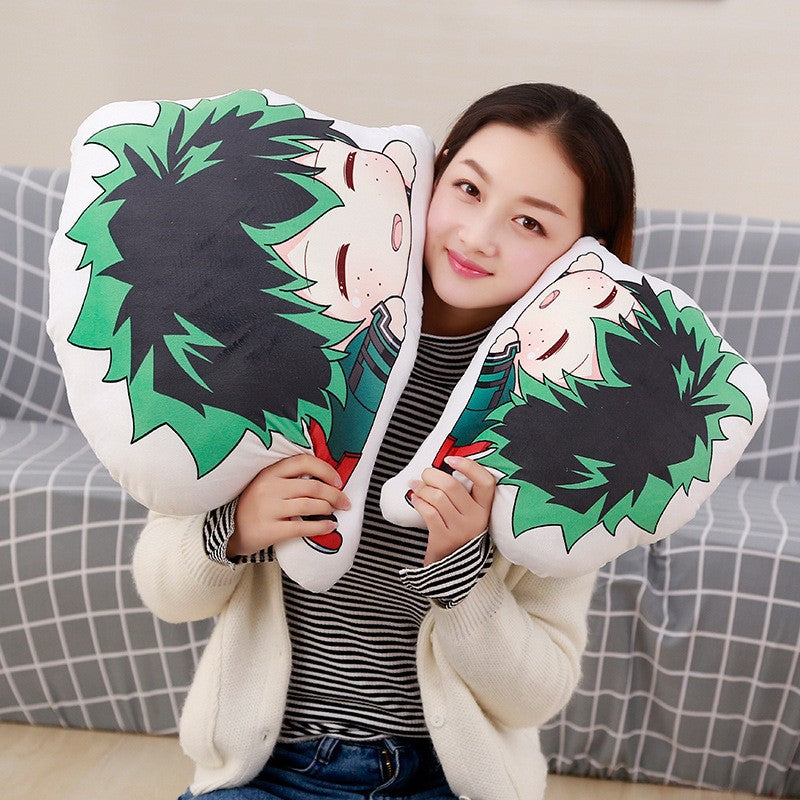 My Hero Academia Plush Stuffed Pillows Anime Boku no Hero Academia Cushion Cute Izuku Dakimakura Kawaii Katsuki Shoto Soft Dolls