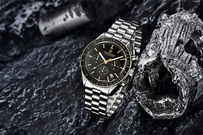 2025 New PAGANI DESIGN Mens Watches Top Brand Luxury Automatic Quartz Chronograph Waterproof Sport Stainless Steel Clock Relogio