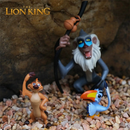 Disney O Rei Leão Timão Zazu tucano Bonecos de Ação Brinquedos Presentes de Natal para Crianças Coleção Modelo de PVC Decoração de Mesa