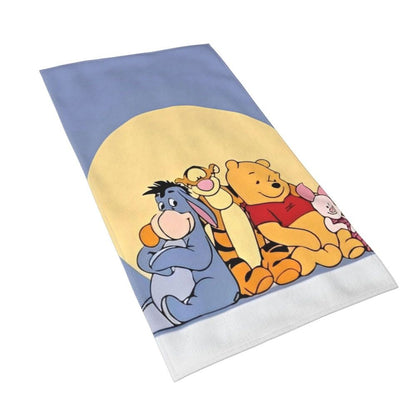 Winnie The Pooh Bear Piglet Merch Towel for Beach New Summer Microfiber Shower Towel No Sand Quick-Dry Surf Towels